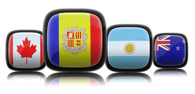 Flag icons. Pictures, clip-art and icons of flag of the world