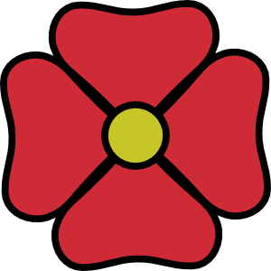 Red Flower clip art - vector clip art online, royalty free ...