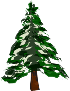 Cartoon Pine Trees