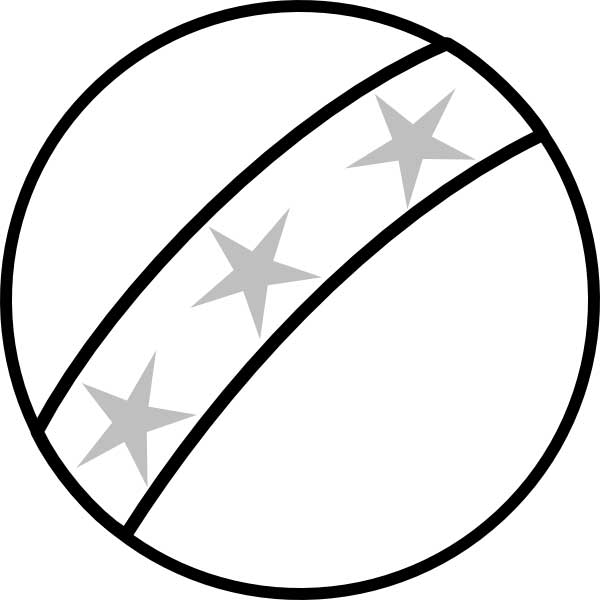 Toy Ball Coloring Page for Kids - Free Printable Picture