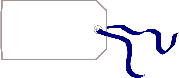 Luggage Tag clip art - vector clip art online, royalty free ...