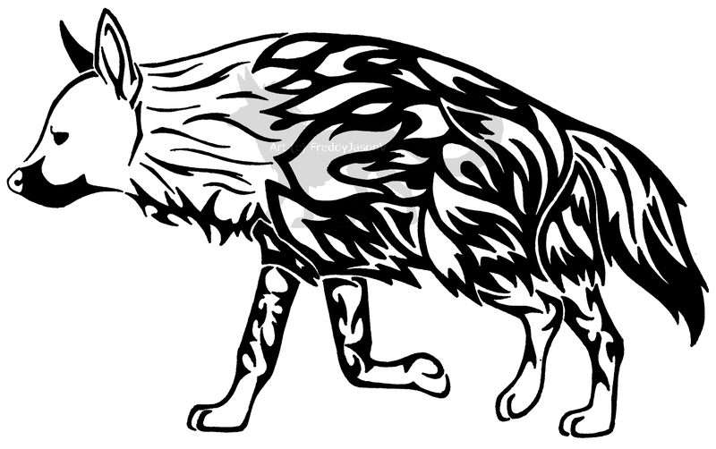 Tribal Brown Hyena