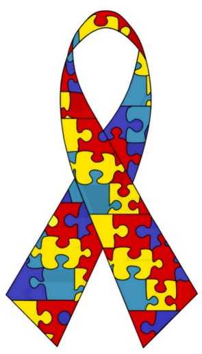 Autism Awareness Ribbon Clip Art Black And White - ClipArt Best