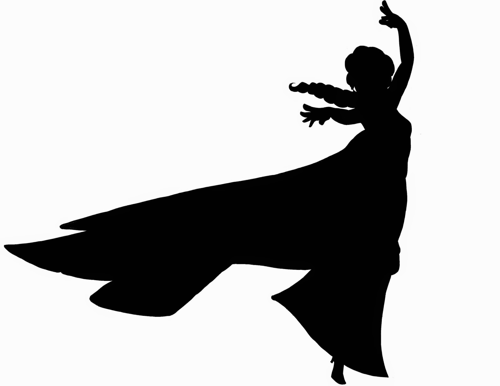 Disney Elsa Silhouette Clipart