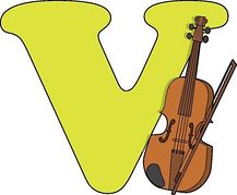 Letter v clipart