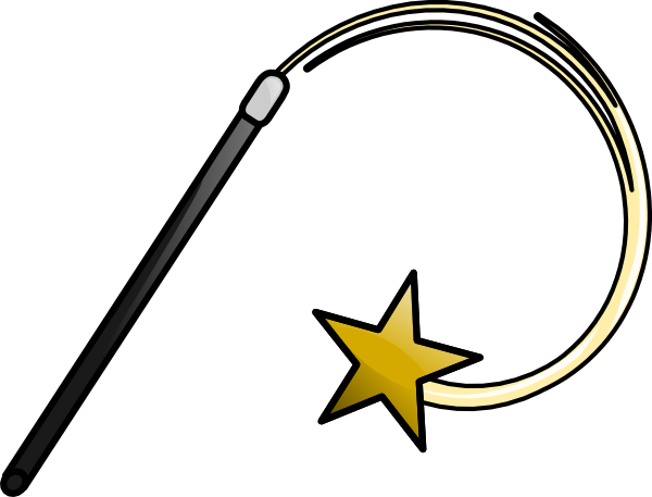 Magic Hat And Wand Royalty Free Clip Art