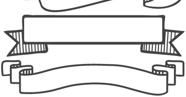 Clip art banners border ribbon scroll