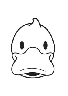 Cute duck face clipart