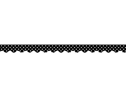 Amazon.com: Teacher Created Resources Border Trim, Black Mini ...