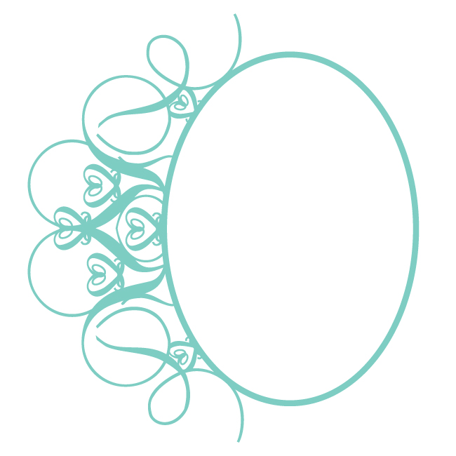 SVG cut 19307 | Fancy Flourish Oval Frame Digital die cut | Fancy ...