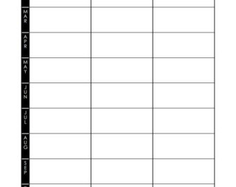 Daily Grid Insert for Muse Planner Journal Diary by MusePlanner