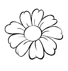 Abstract, Daisies and Daisy drawing
