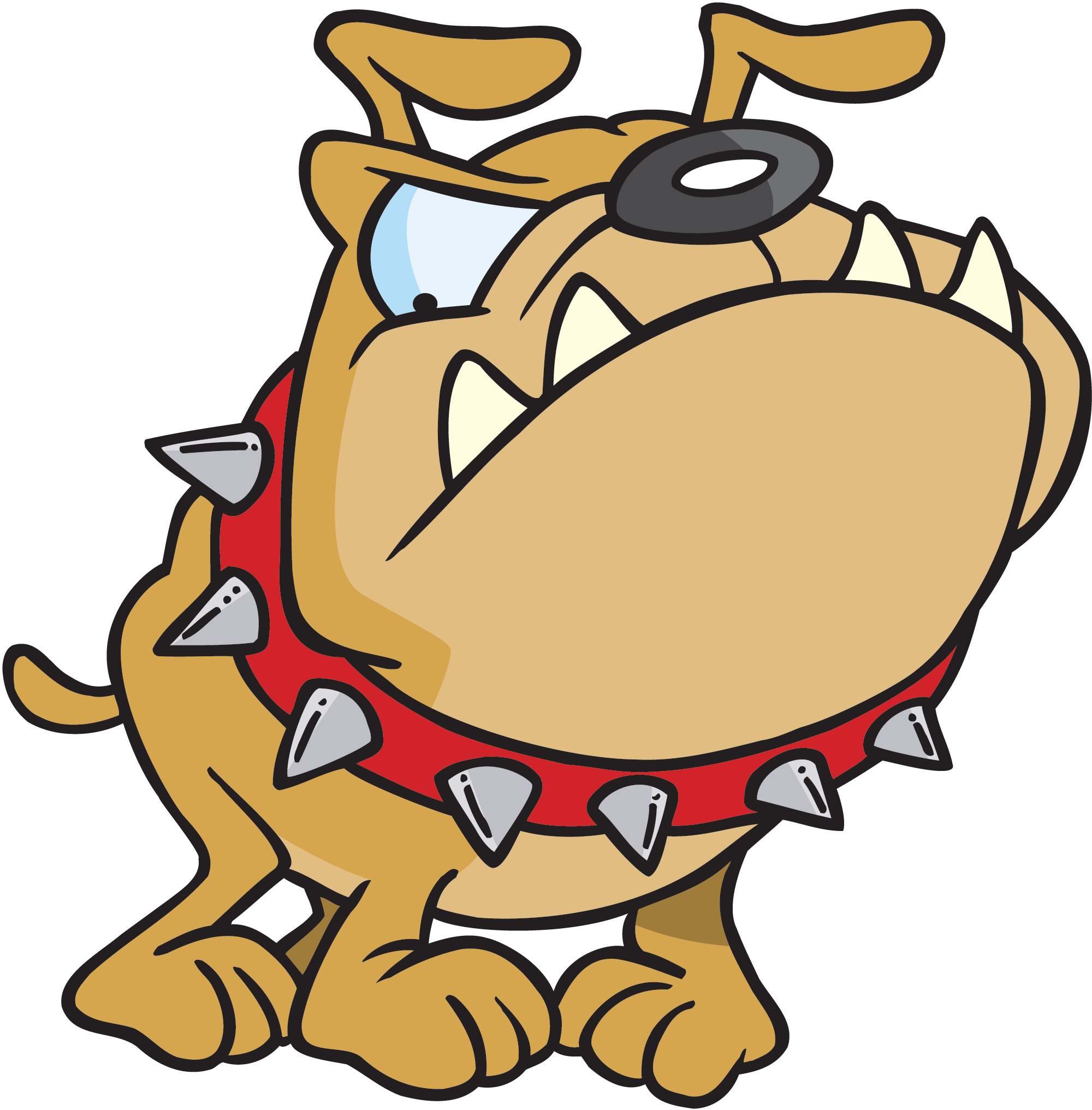 Mean Cartoon Dog