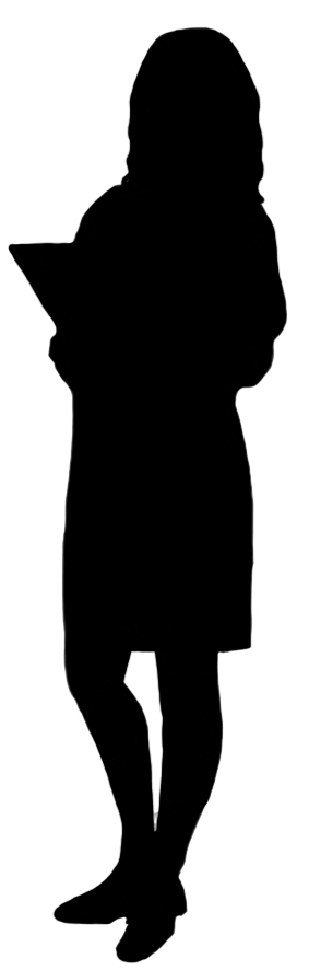 Silhouettes of People - silhouette clipart