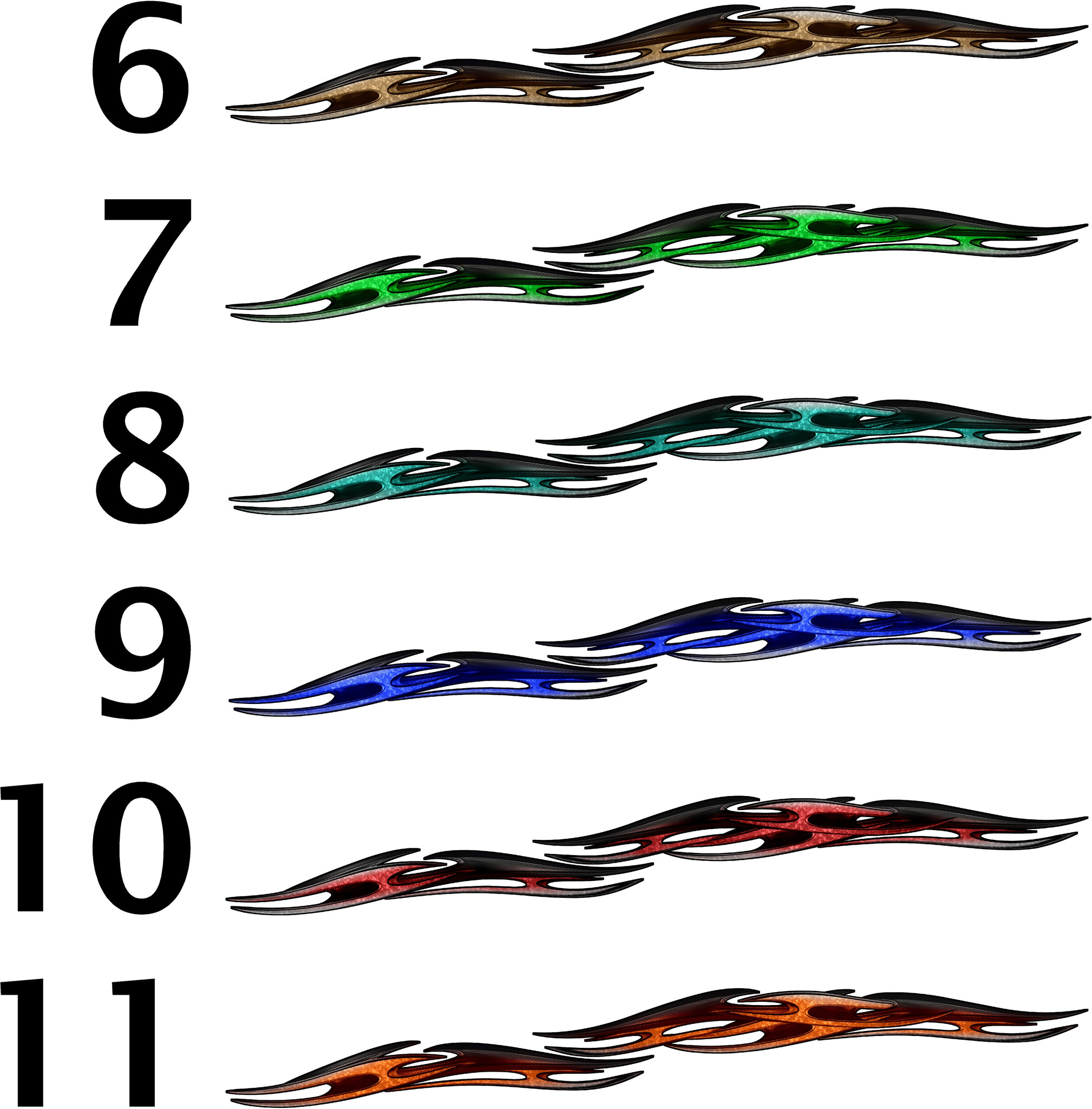 Tribal vehicle decals, truck vinyl graphics, car accent decals ...