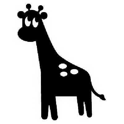 Giraffe Stencil - ClipArt Best