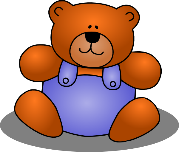 Animated teddy bear clipart
