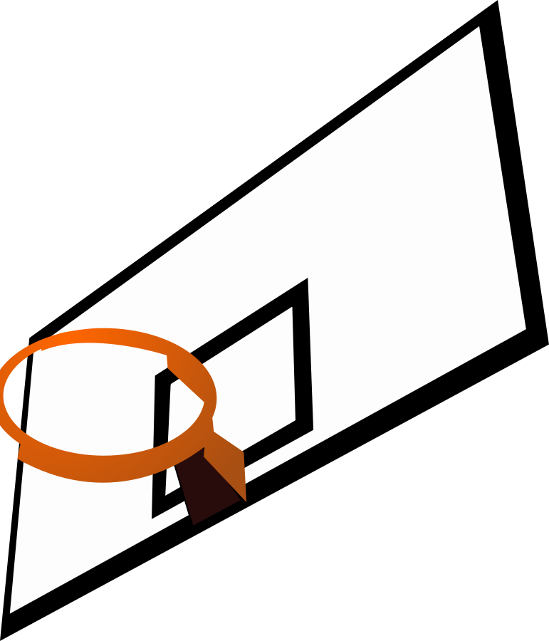 Clip Art Basketball Court