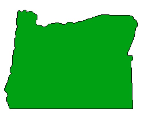 Clipart oregon map