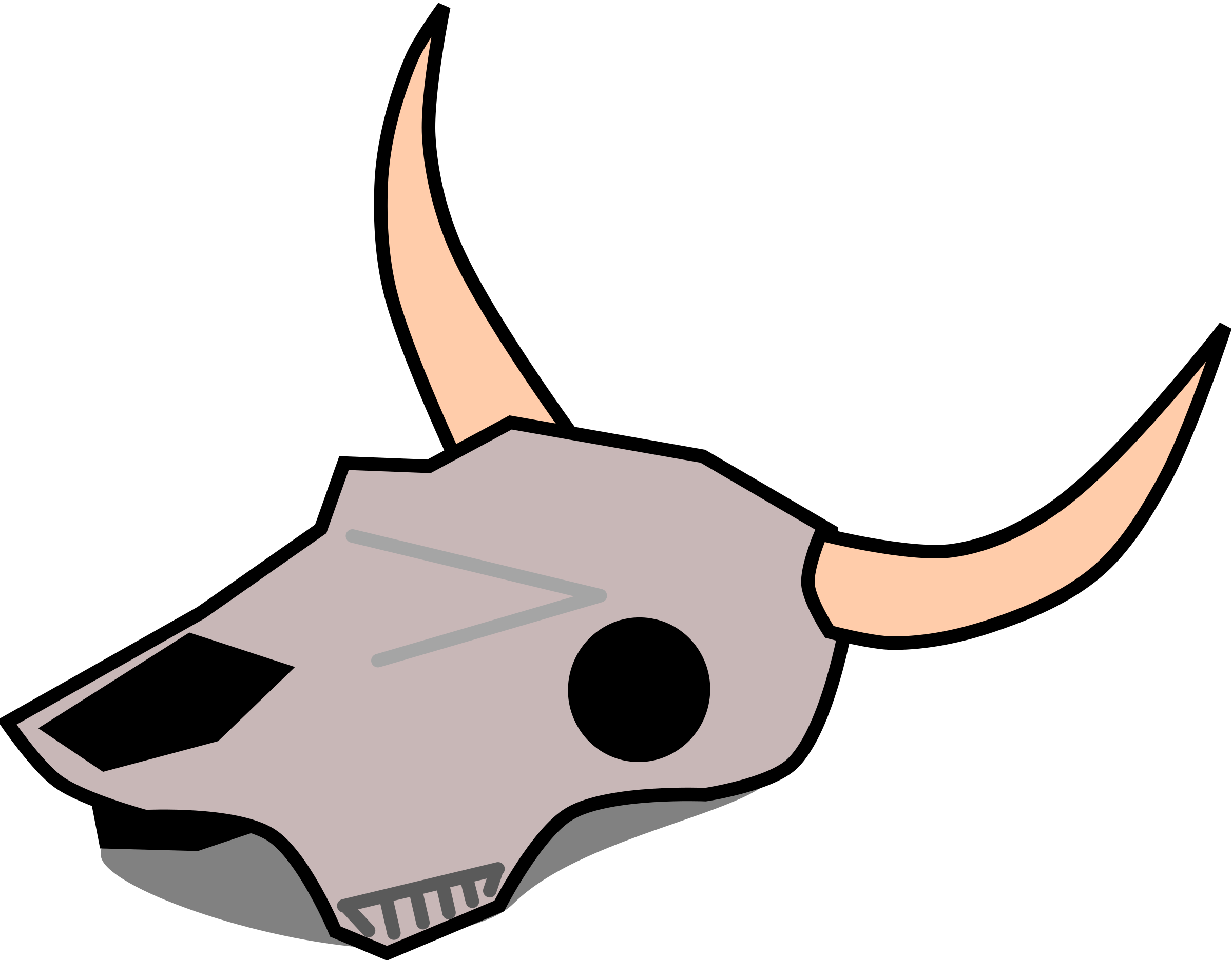 Bull Skull Clipart