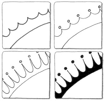 1000+ images about zentangle patterns | Stone ...