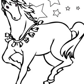 Coloring Book Pages Of Horses – 011 Horse Coloring Book In Free ...