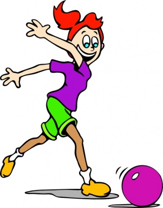 Running Girl Clip Art