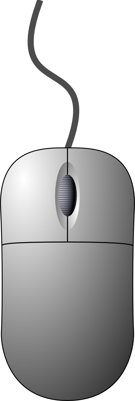 Clip art computer mouse
