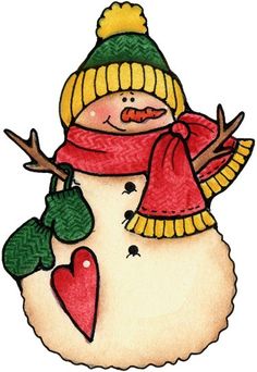 Clip art, Christmas and Snowman