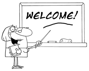 Free Teacher Clipart Black and White Image - 2647, Teacher Black ...