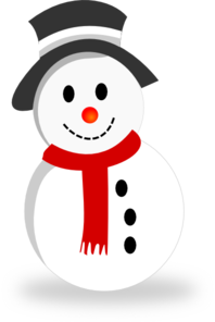 Snowman clip art - vector clip art online, royalty free & public ...