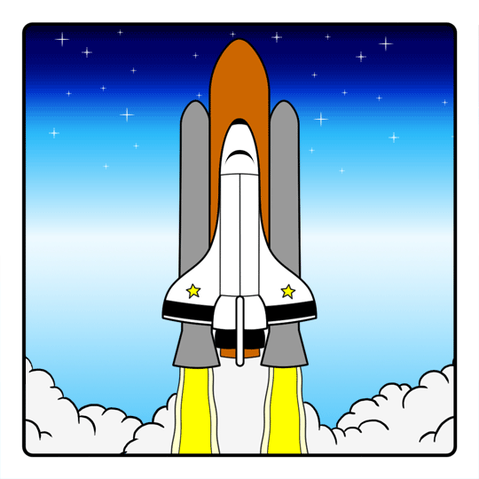 Draw a Cartoon Spaceship
