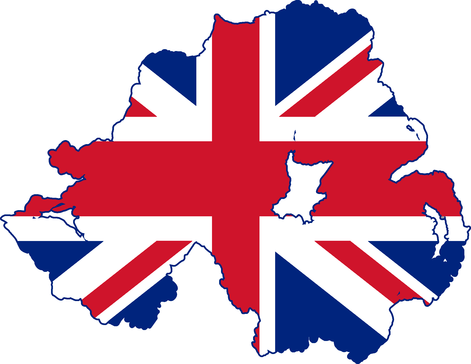 Flag Map of Northern Ireland (United Kingdom).png 