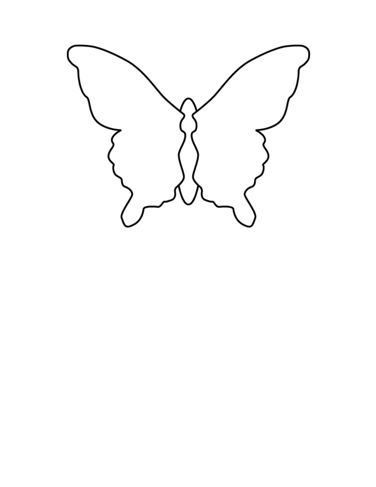 Butterfly Outlines