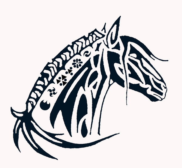 Horse Head Tattoo Designs - ClipArt Best