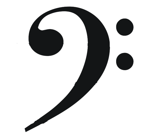treble clef and bass clef