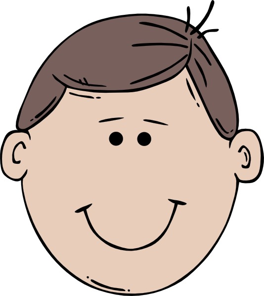 Man Face World Label Clip Art - vector clip art ...
