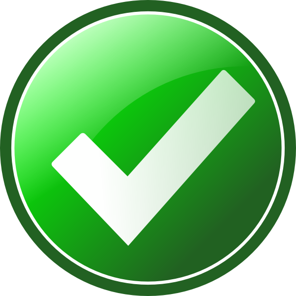 Green Checkmark Clip Art - vector clip art online ...