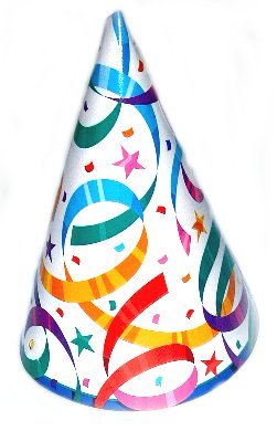 Polka Dot and Streamers Hat