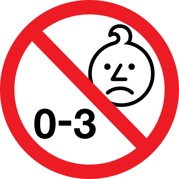 Age Warning Symbol clip art - vector clip art online, royalty free ...