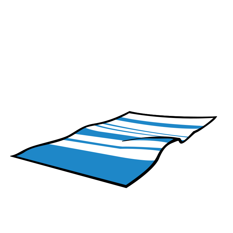 Clipart - Summer Beach Towel