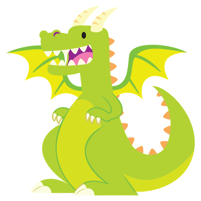 Cute dragon clipart png