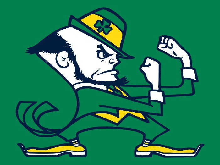 Gallery For > Notre Dame Leprechaun Logo