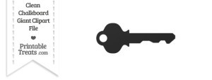 Printable Key Shape Template