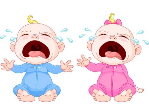 Cartoon cute baby vector illustration 10 - Vector Cartoon, Vector ...