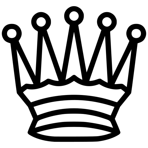 Queen chess piece clipart