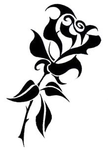 Tribal Rose Tattoos | Rose Tattoos ...