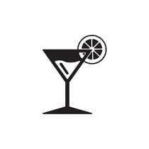 Martini glass black and white cocktails clipart danaspef top ...