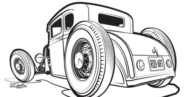 Free hot rods clipart