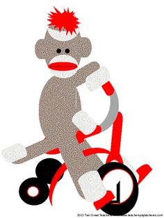 Free sock monkey clipart
